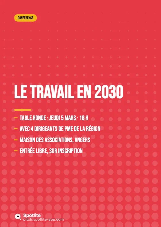 Affiche de conférence (A4) — slide 1