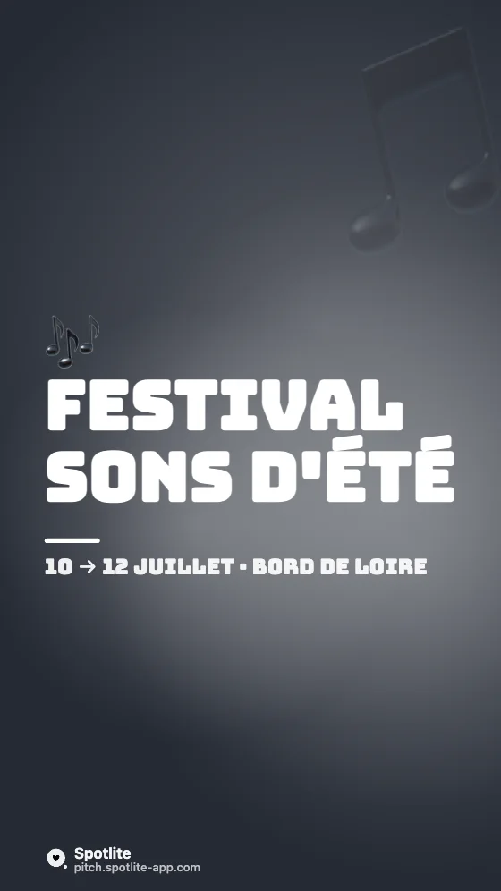 Affiche de festival — slide 1