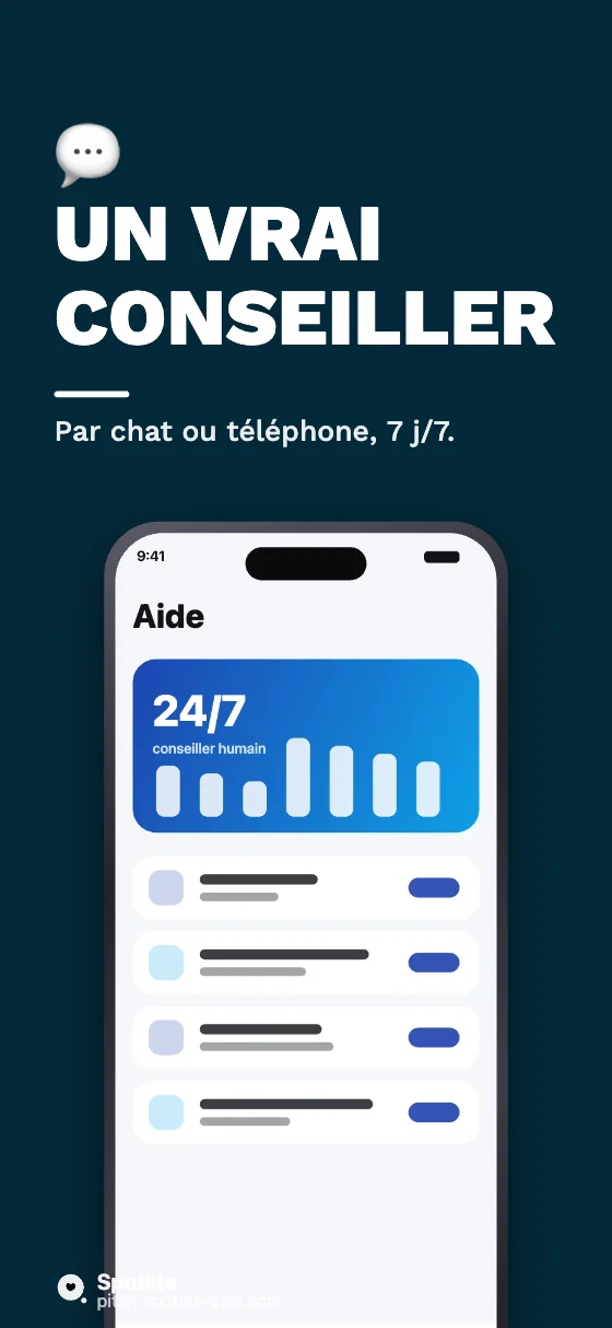 Banque mobile — slide 5 : Un vrai conseiller