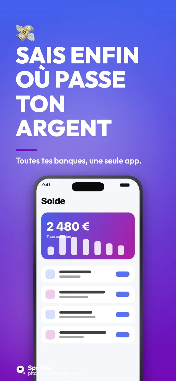 App de budget — slide 1