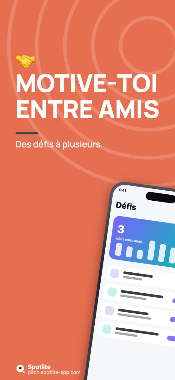 App d'habitudes — slide 5 : Motive-toi entre amis