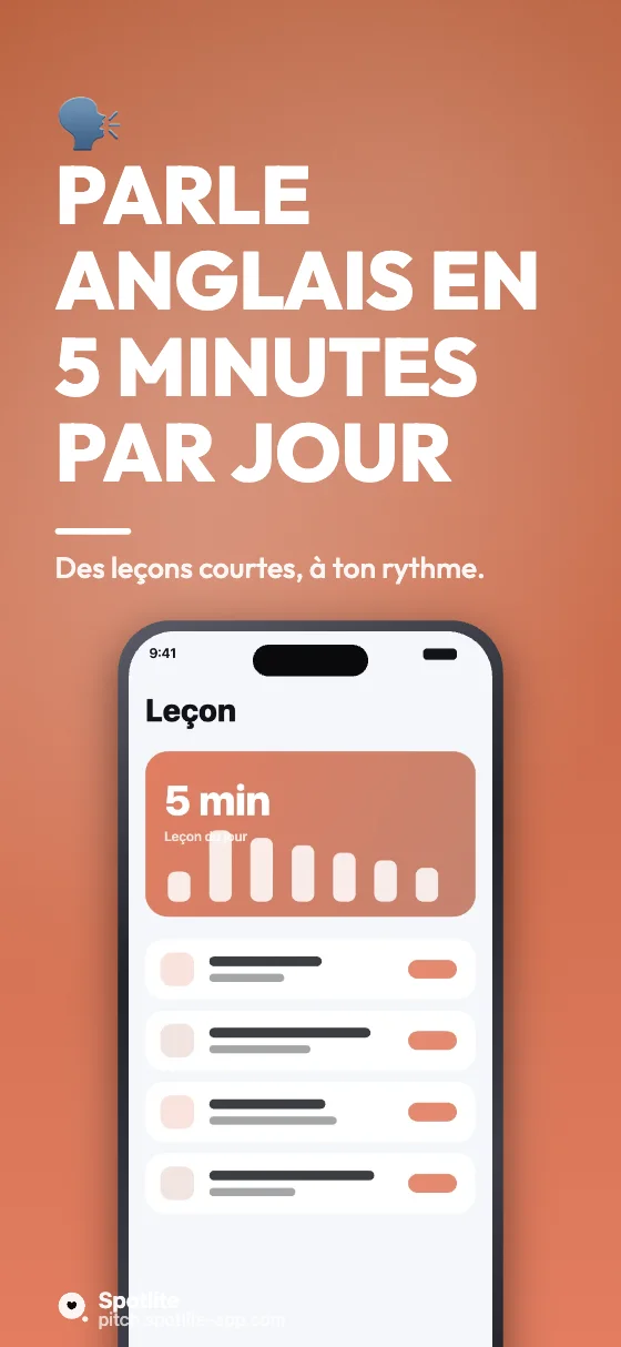 App de langues — slide 1