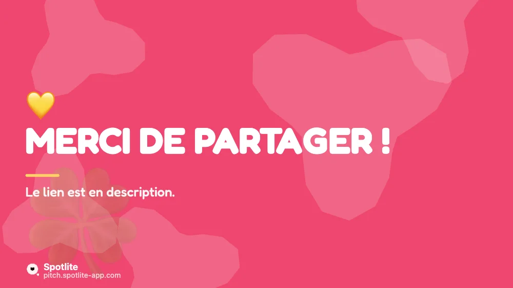 Financement participatif — slide 6 : Merci de partager !