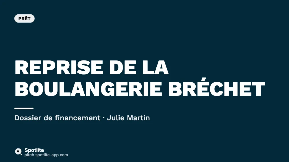Dossier de prêt bancaire — slide 1