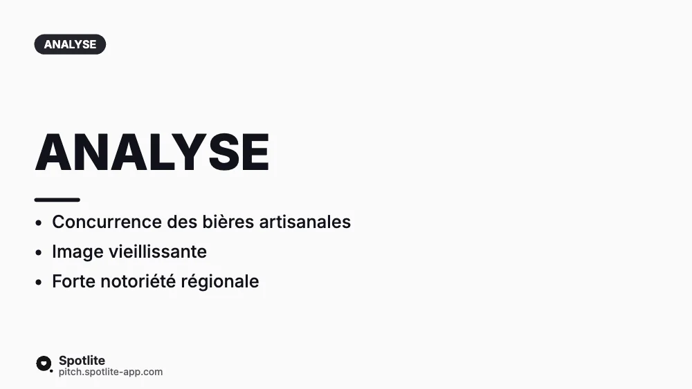 Étude de cas — slide 3 : Analyse