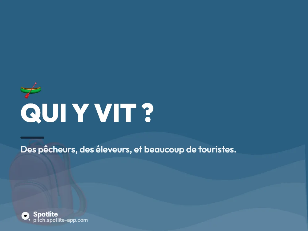 Exposé de géographie — slide 4 : Qui y vit ?