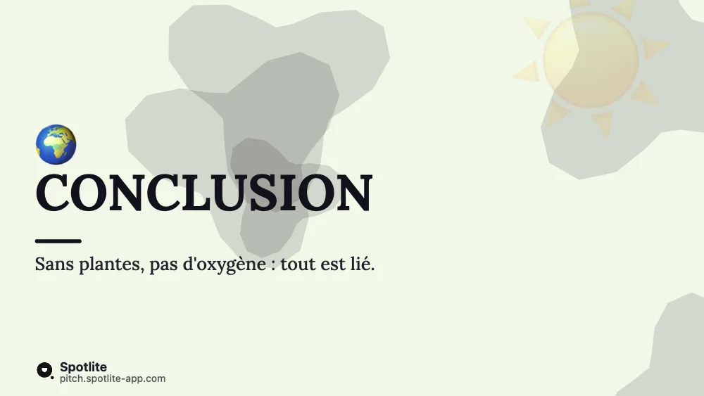 Exposé de SVT — slide 5 : Conclusion