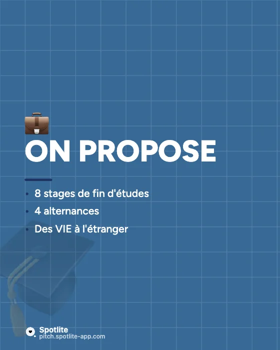 Forum écoles — slide 2 : On propose