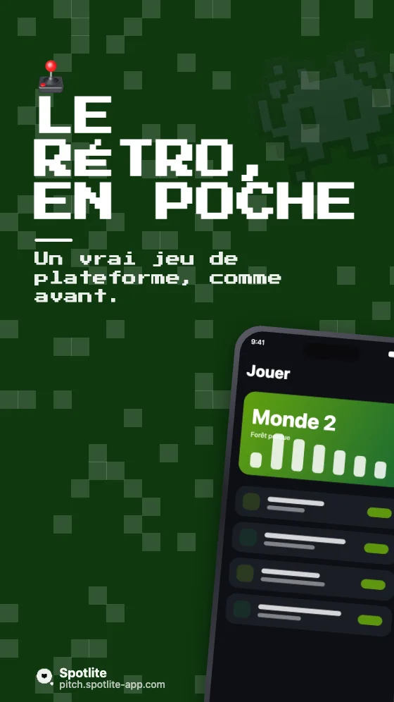 Google Play — jeu — slide 1 : Le rétro, en poche