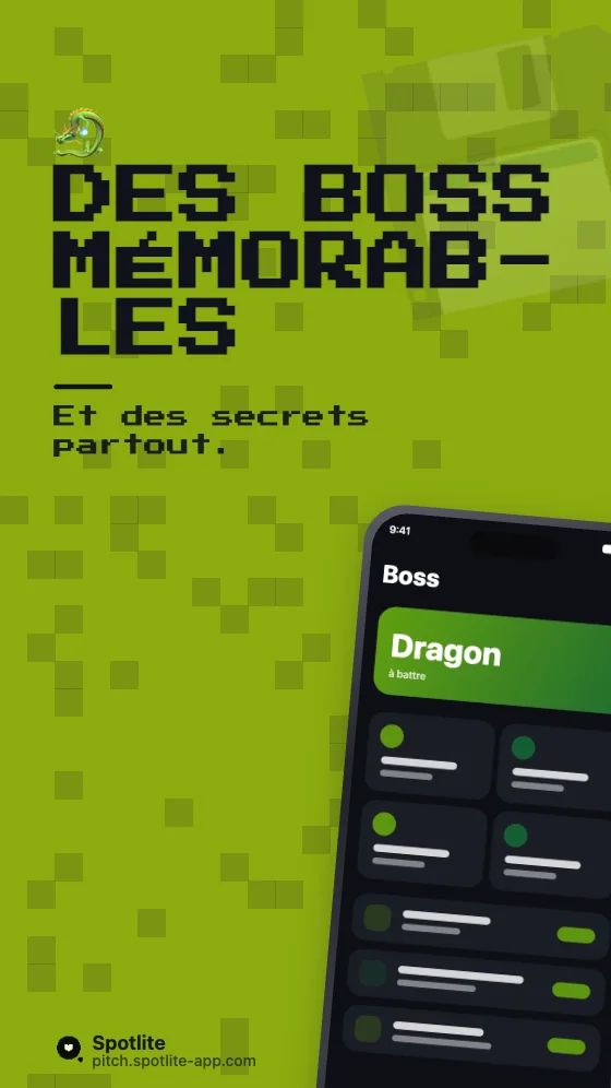 Google Play — jeu — slide 3 : Des boss mémorables