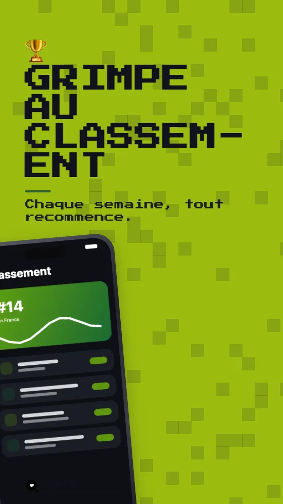 Google Play — jeu — slide 4 : Grimpe au classement