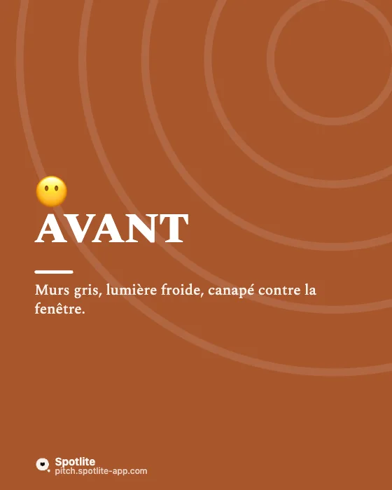 Avant / après déco — slide 2 : Avant