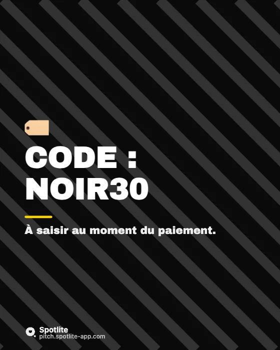 Black Friday — slide 3 : Code : NOIR30