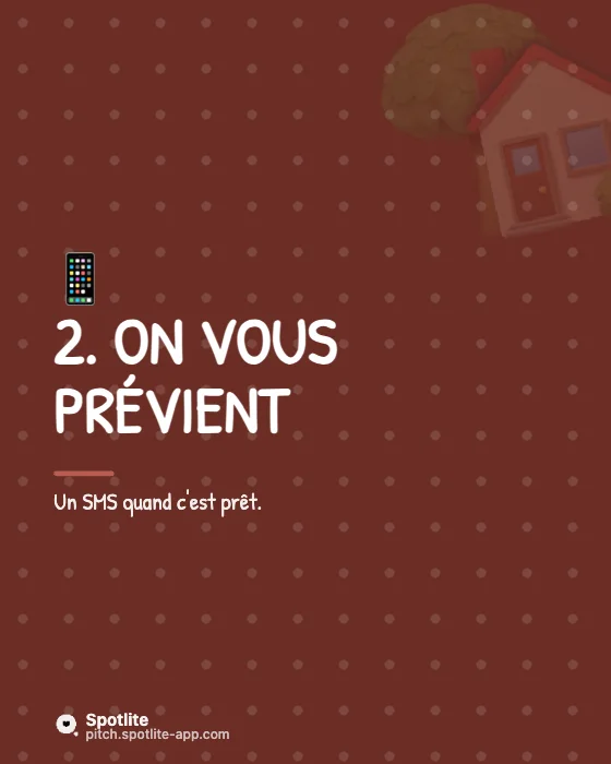 Click & collect — slide 3 : 2. On vous prévient