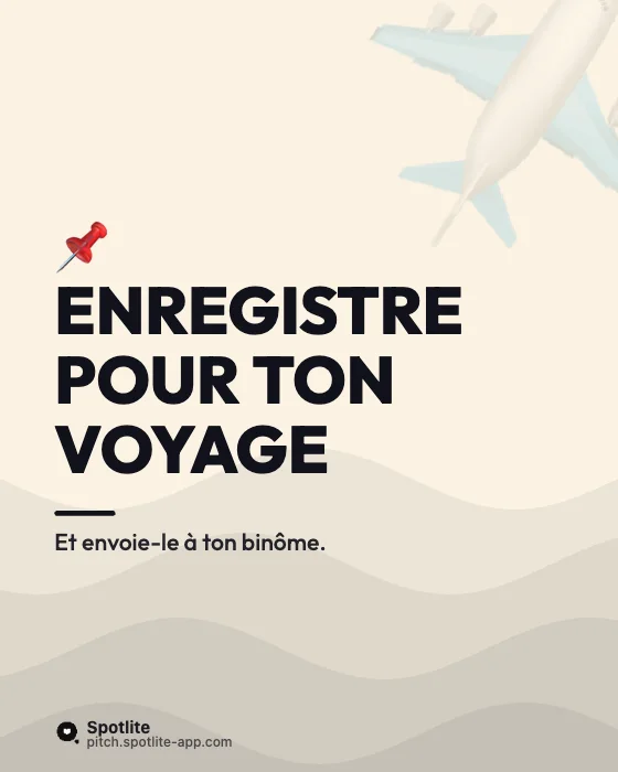 Mini-guide d'une ville — slide 6 : Enregistre pour ton voyage