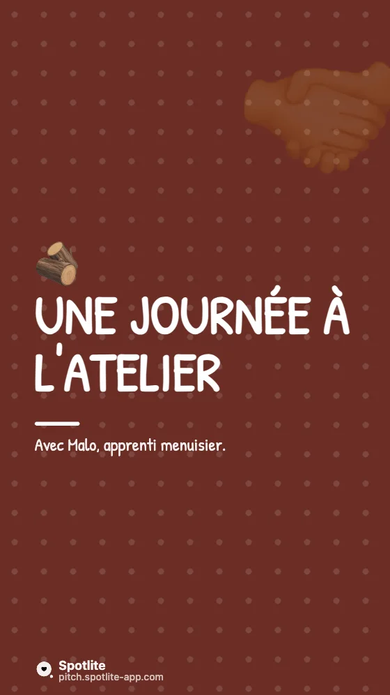 Une journée chez nous — slide 1
