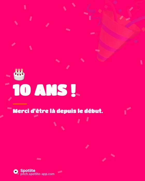 Anniversaire d'entreprise — slide 1