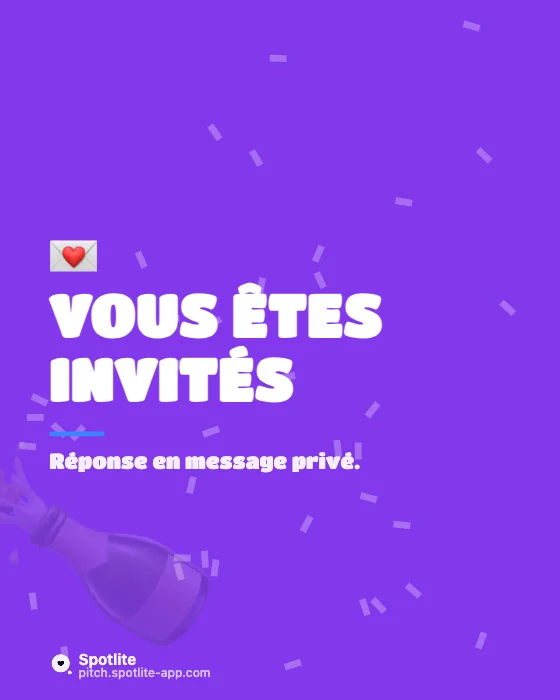 Anniversaire d'entreprise — slide 4 : Vous êtes invités