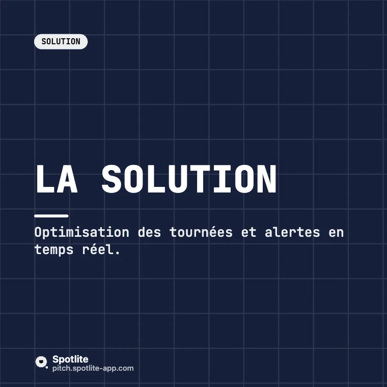 Cas client SaaS — slide 4 : La solution