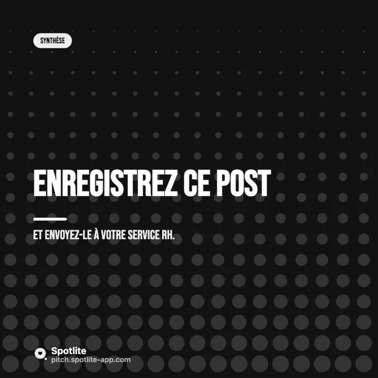 Conseils d'expert — slide 7 : Enregistrez ce post