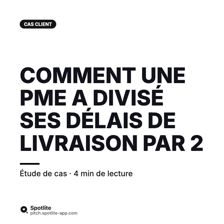 Étude de cas client — slide 1