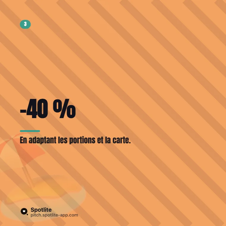 Infographie — slide 4 : −40 %