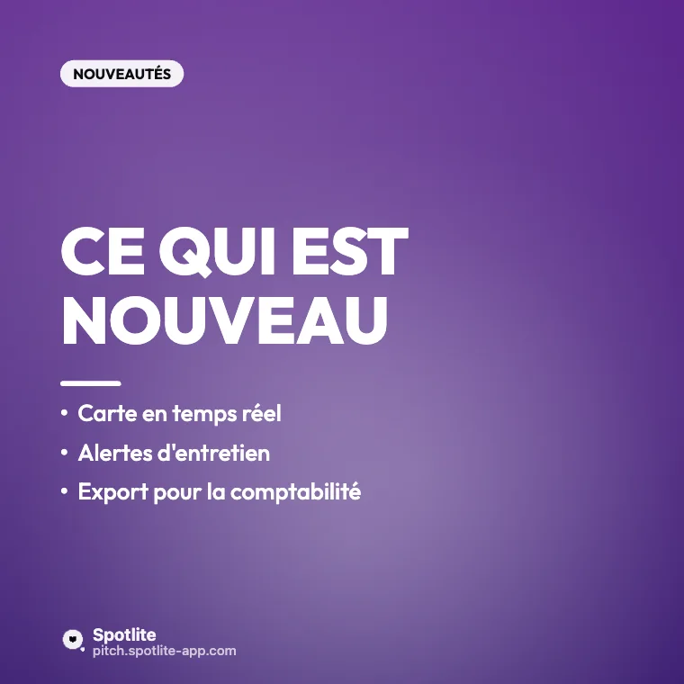 Lancement de produit — slide 3 : Ce qui est nouveau