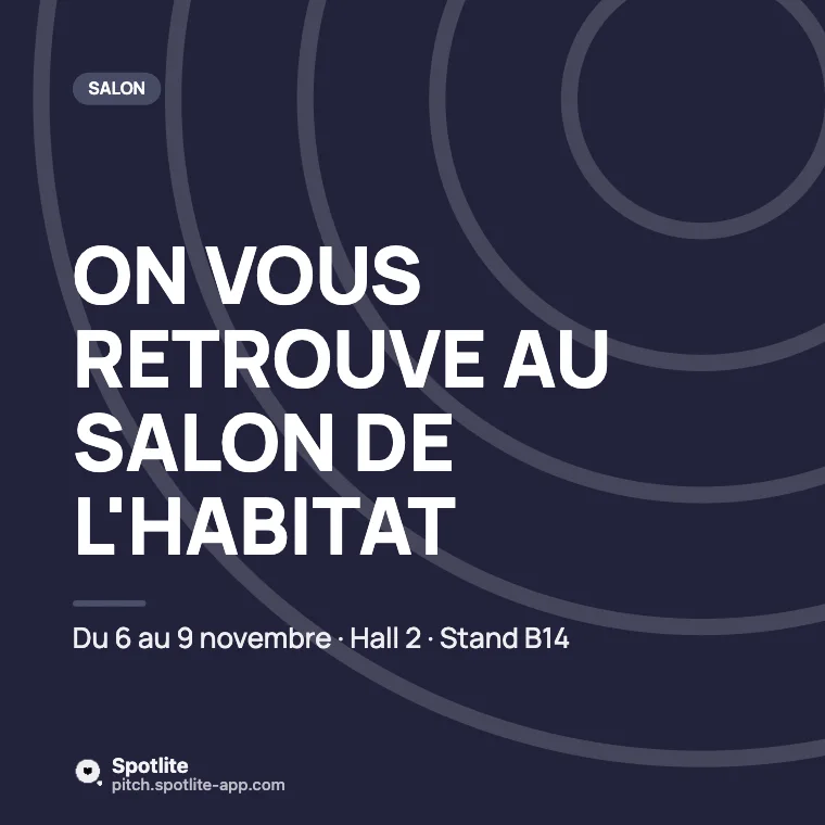 Nous serons au salon — slide 1 : On vous retrouve au Salon de l'Habitat