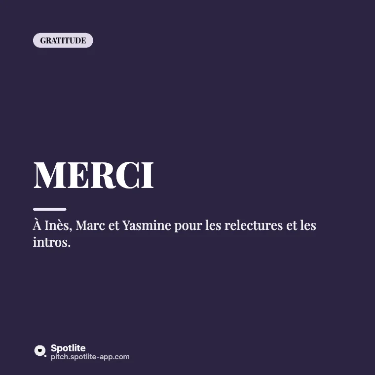 Mon premier emploi — slide 5 : Merci