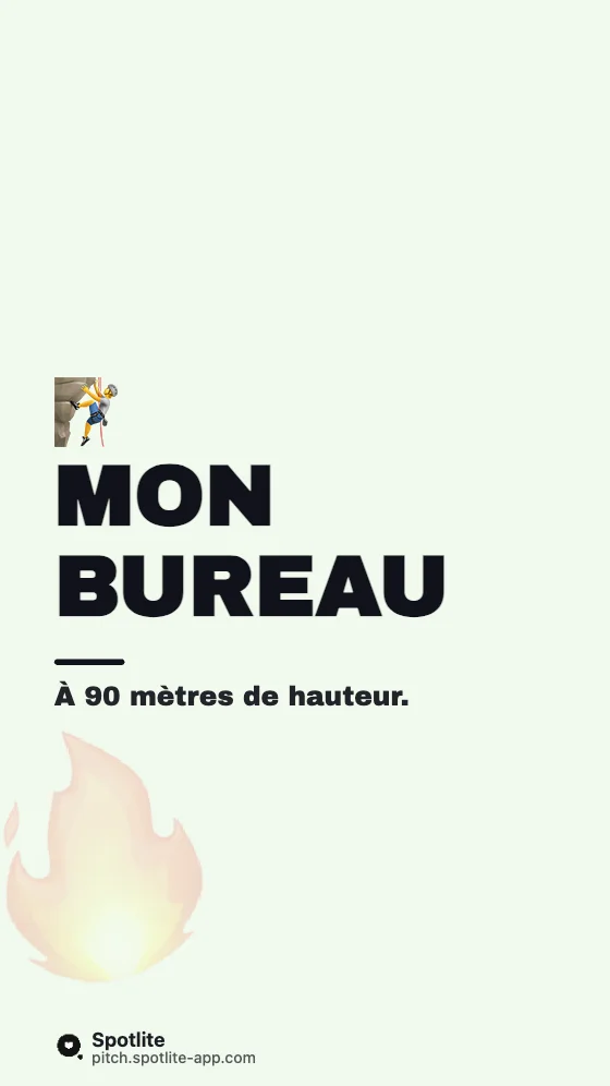 Un métier en 60 secondes — slide 2 : Mon bureau