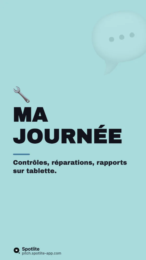 Un métier en 60 secondes — slide 3 : Ma journée