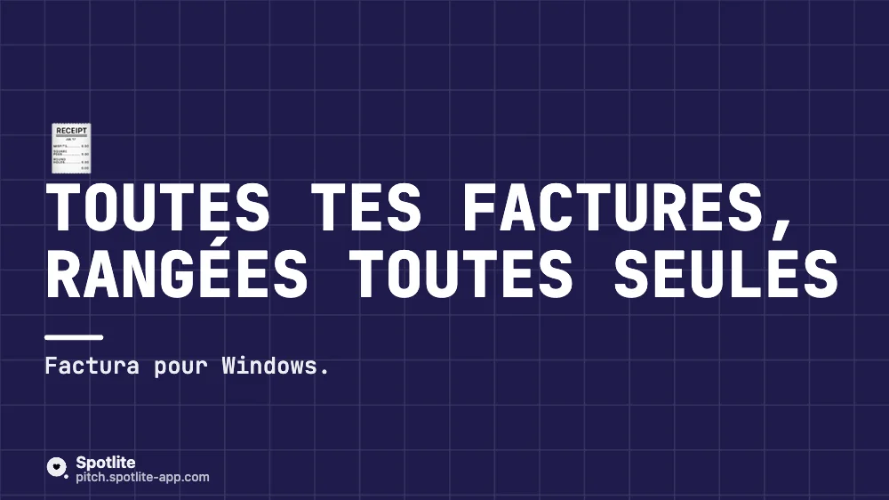 Microsoft Store — slide 1 : Toutes tes factures, rangées toutes seules