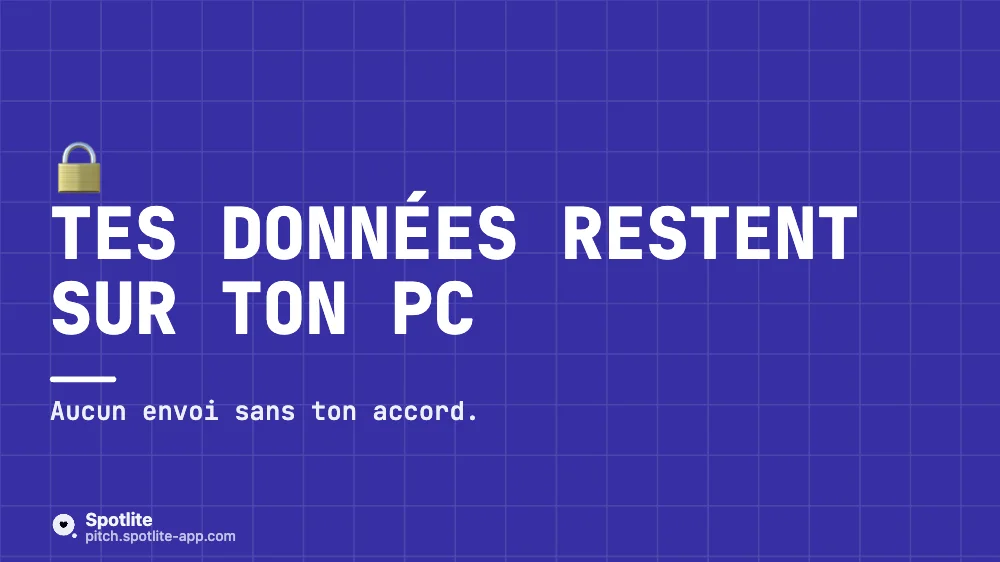 Microsoft Store — slide 4 : Tes données restent sur ton PC