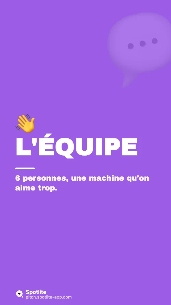 Offre d'emploi TikTok — slide 3 : L'équipe