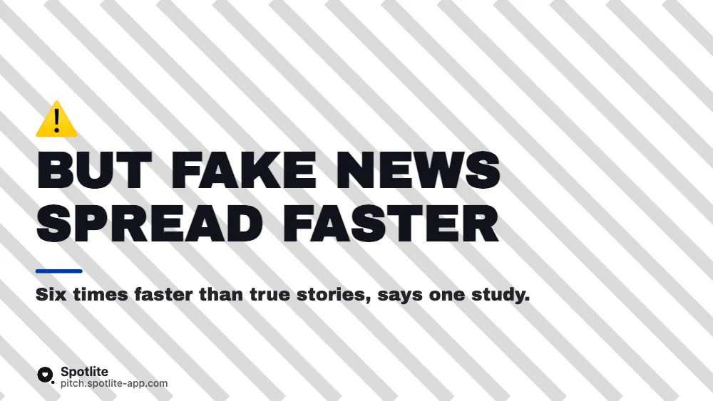 Oral d'anglais — slide 4 : But fake news spread faster