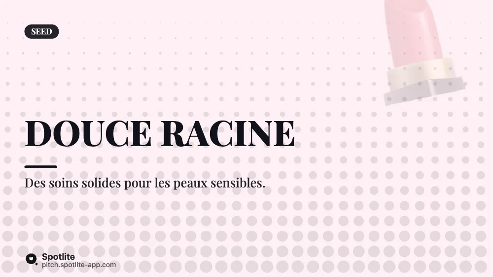 Cosmétique en ligne — slide 1 : Douce Racine