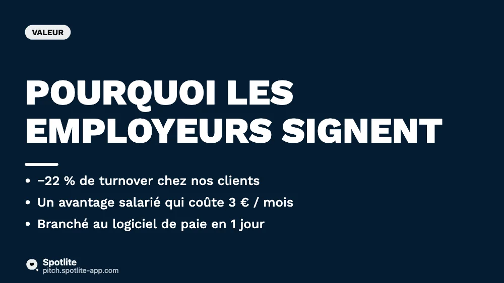 Fintech — levée seed — slide 4 : Pourquoi les employeurs signent