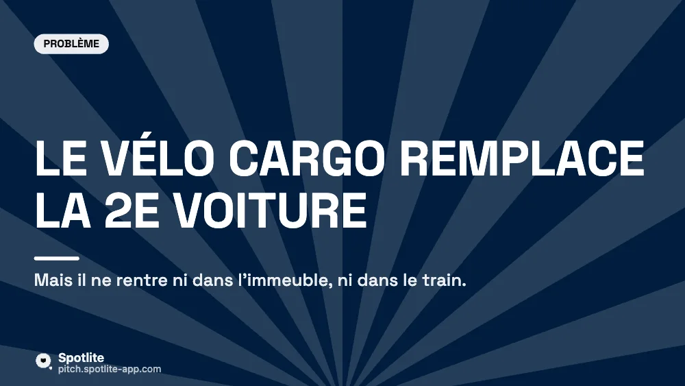 Hardware & industrie — slide 2 : Le vélo cargo remplace la 2e voiture