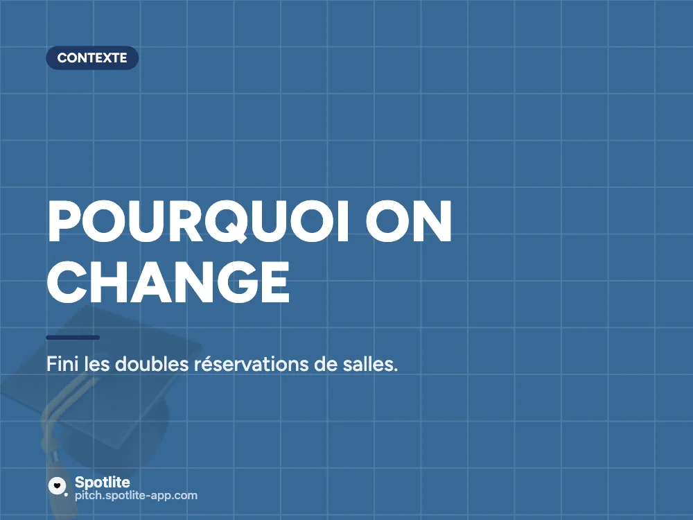 Prise en main d'un outil — slide 2 : Pourquoi on change