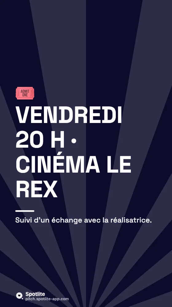 Projection de film — slide 2 : Vendredi 20 h · cinéma Le Rex