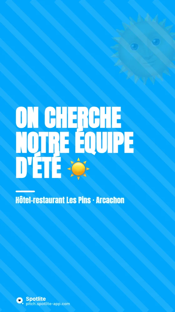 Recrutement de saisonniers — slide 1