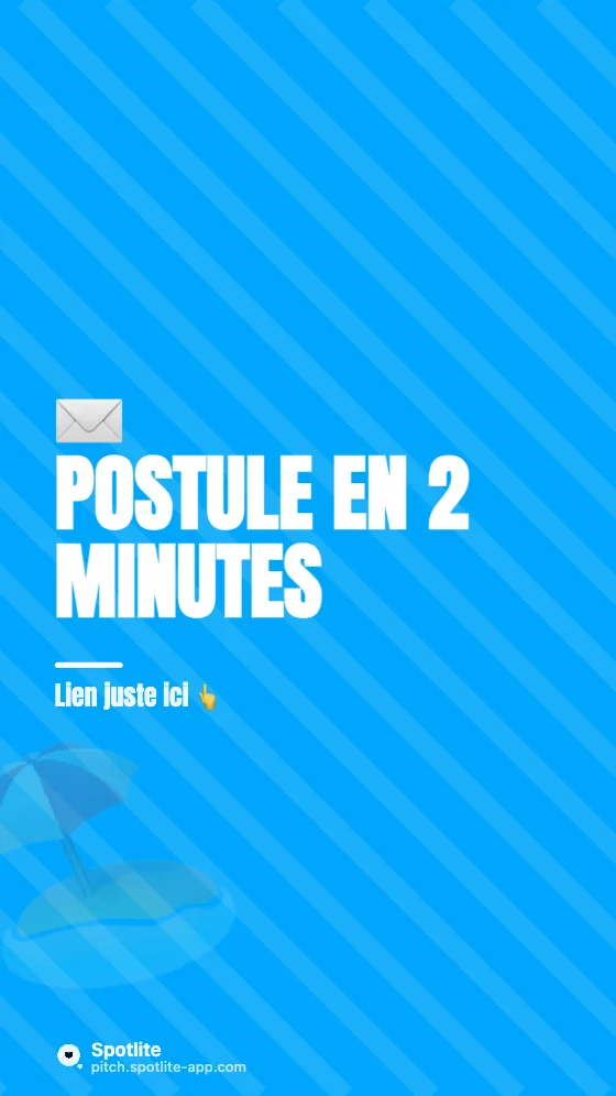 Recrutement de saisonniers — slide 4 : Postule en 2 minutes