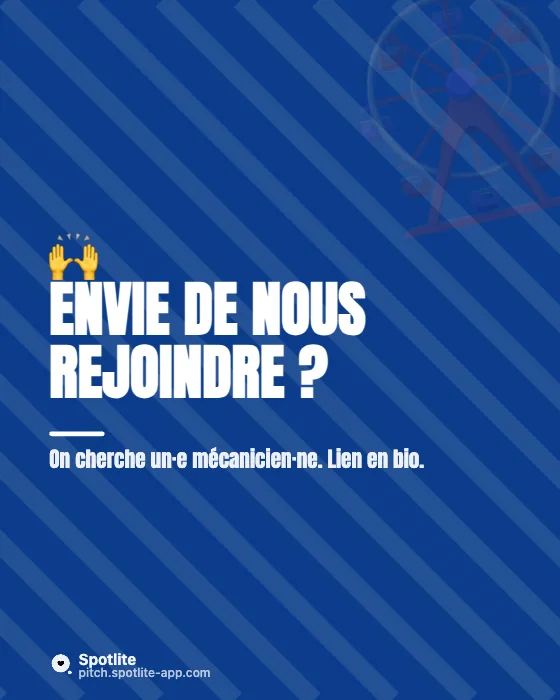 Rencontrez l'équipe — slide 5 : Envie de nous rejoindre ?