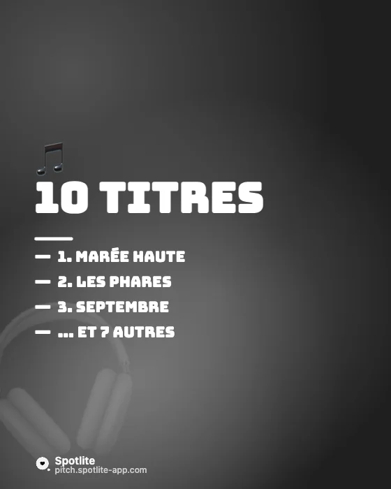 Sortie d'album — slide 2 : 10 titres