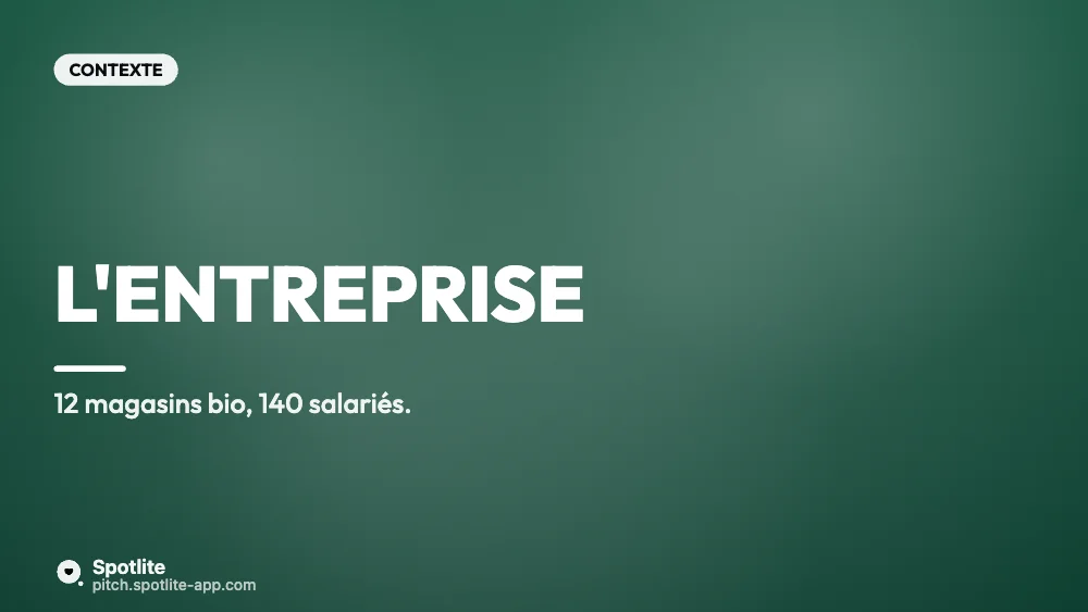 Soutenance d'alternance — slide 2 : L'entreprise