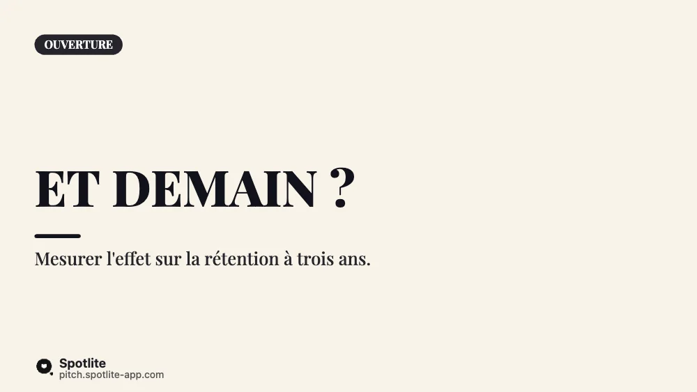 Soutenance de mémoire — slide 6 : Et demain ?