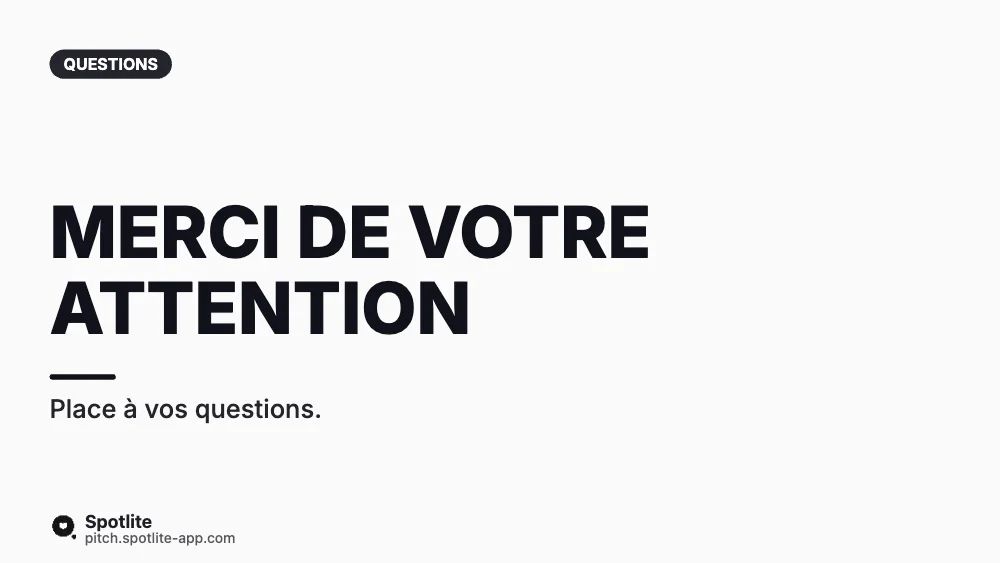 Soutenance de stage — slide 7 : Merci de votre attention