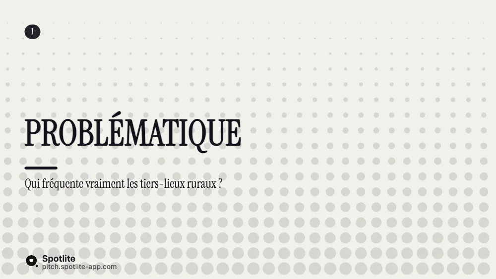Soutenance de mémoire de master — slide 2 : Problématique