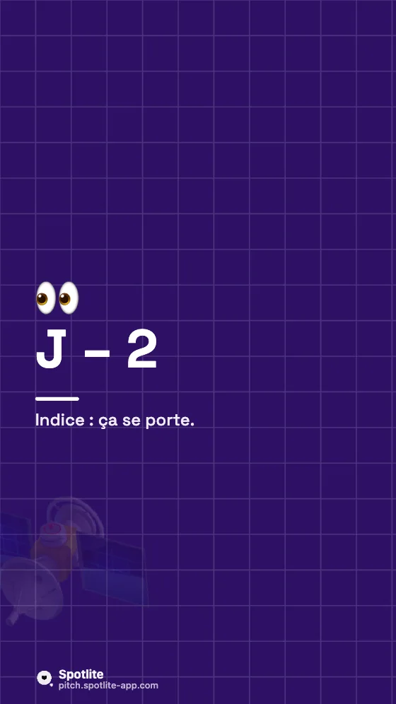 Story compte à rebours — slide 2 : J – 2