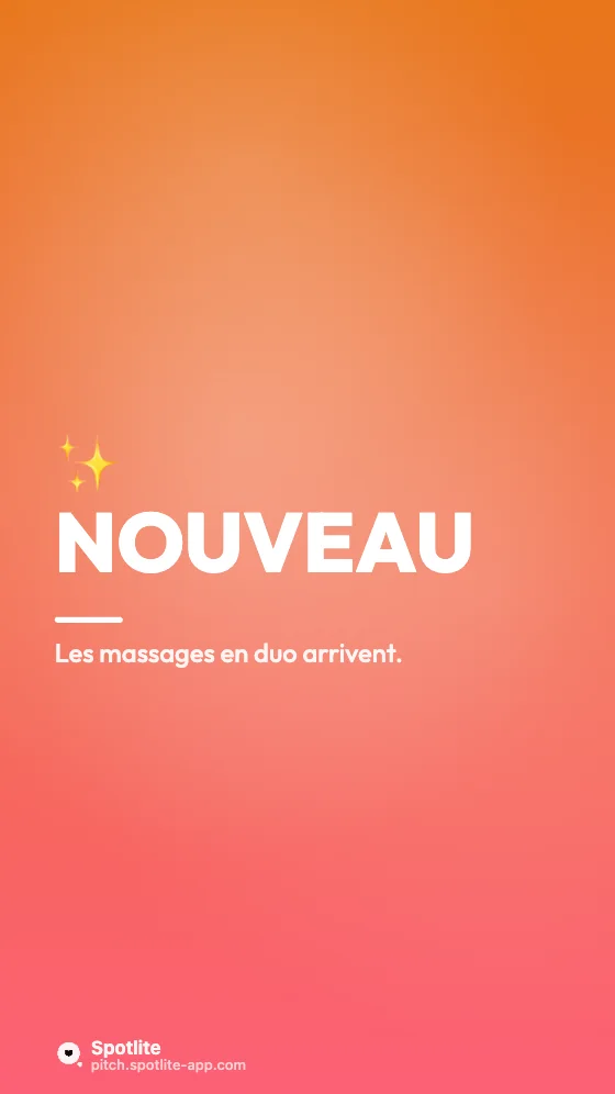 Story nouveauté — slide 1 : Nouveau
